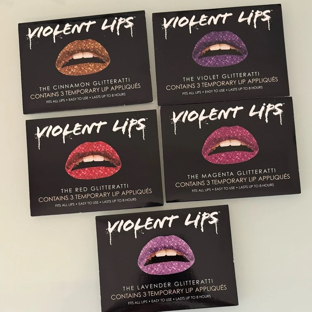 *Violent Lips* Temporary Lip Tattoo‎ Bundle